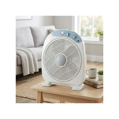 Ventilateur Portable 12 Pouces – Silencieux, Éco Énergie, 3 Niveaux de Vitesse, Refroidissement Efficace