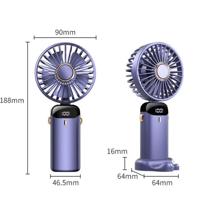 ❄️ Mini Ventilateur Portable LED – Votre allié contre la chaleur cet été !