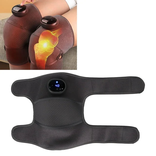 ThermoRelief™ – Masseur Chauffant Intelligent pour Genou, Épaule & Coude (Massage 3D + Chaleur Thérapeutique)