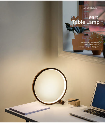 Lampe de Table LED Circulaire 25CM