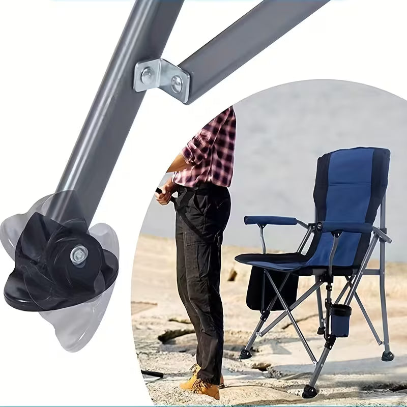 Chaise de Camping Luxe Pliable – Confort Absolu & Stabilité Renforcée pour Vos Moments en Plein Air