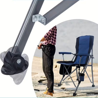 Chaise de Camping Luxe Pliable – Confort Absolu & Stabilité Renforcée pour Vos Moments en Plein Air