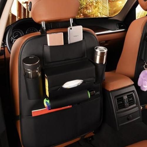 Organisateur de siège auto ADIUM en cuir PU – Élégance et praticité au quotidien