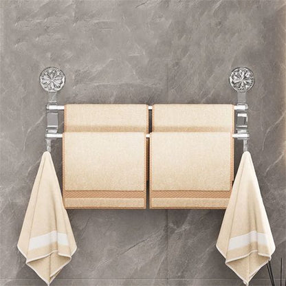 Porte-serviettes mural à ventouse – Pratique, élégant et sans perçage