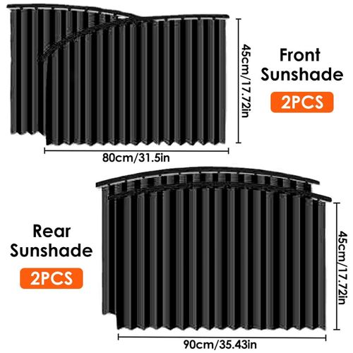 Pare-Soleil de Voiture - Protection Solaire Optimale et Intimité
