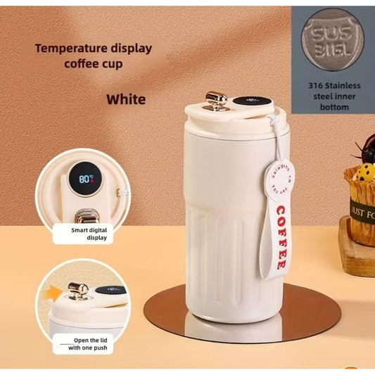 Gourde Thermique Intelligente 400 ml avec Affichage LED – Élégante, Étanche &amp; Haute Performance