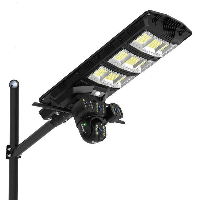 Caméra de Surveillance Solaire 4G 360° avec Éclairage LED Puissant – Sécurité Intelligente Jour &amp; Nuit