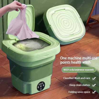 Mini Machine à Laver Pliable 15L - Compacte et Pratique pour les Espaces Réduits