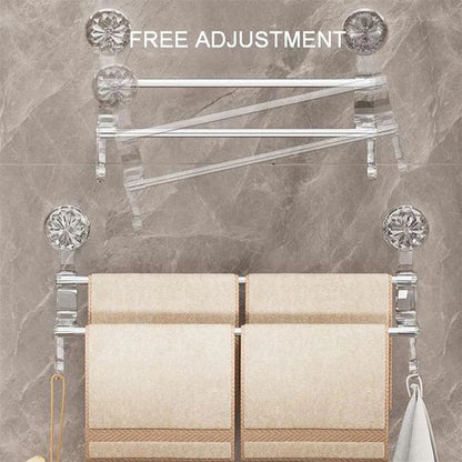Porte-serviettes mural à ventouse – Pratique, élégant et sans perçage