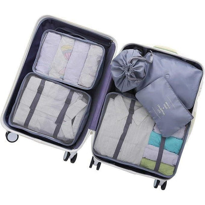 Set Organisateur de Valise 7 Pièces – Sacs de Rangement Voyage Pratiques et Élégants