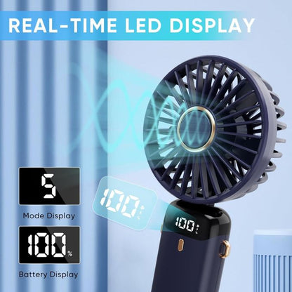 ❄️ Mini Ventilateur Portable LED – Votre allié contre la chaleur cet été !