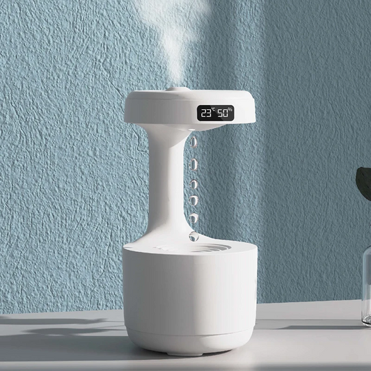 Humidificateur Compact 💧 – L’arme secrète contre l’air sec, le stress et les nuits agitées.
