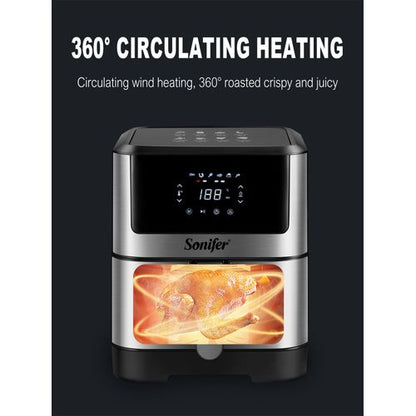 Friteuse à air Sonifer 6L – Modèle SF-1018 – Écran tactile LED – 1500W