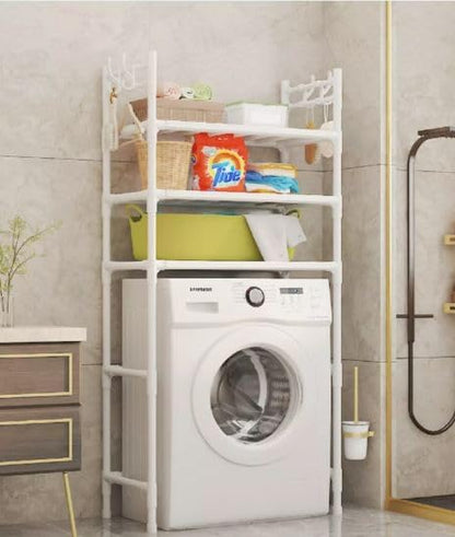 Étagère de Rangement au-dessus de la Machine à Laver – Organisation Gain de Place pour Buanderie et Salle de Bain