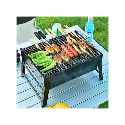 Barbecue Portable Rectangulaire à Charbon