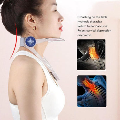 Correcteur de Posture Cervical Portable – Soulagement Douleur Cou & Dos