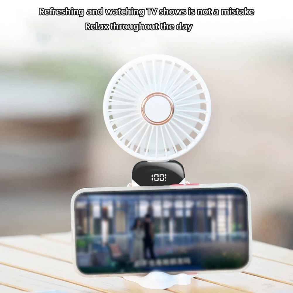 ❄️ Mini Ventilateur Portable LED – Votre allié contre la chaleur cet été !