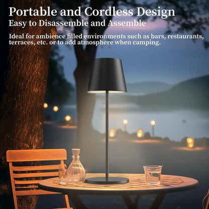 Lampe de Table LED Élégante et Rechargeable – Lumière Douce & Design Moderne