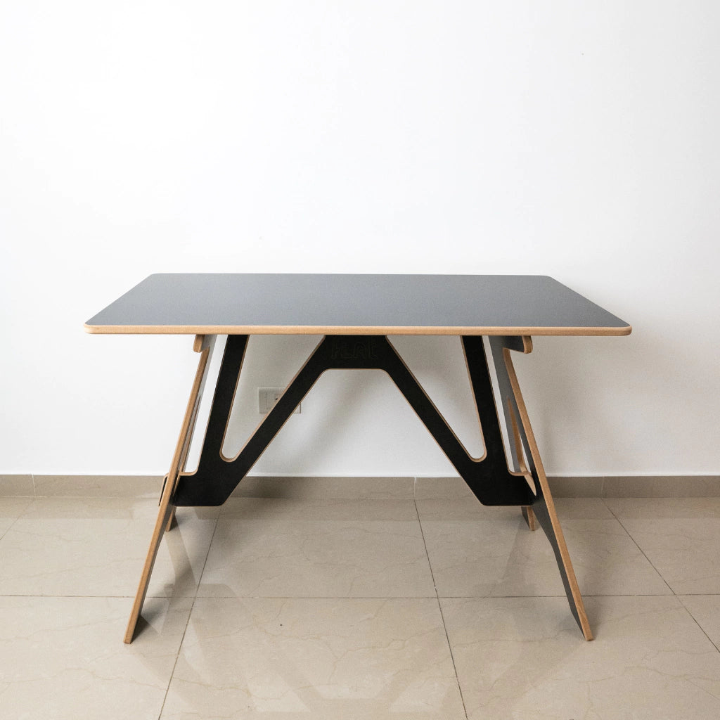 Bureau Noir Moderne – Espace de Travail Polyvalent et Élégant