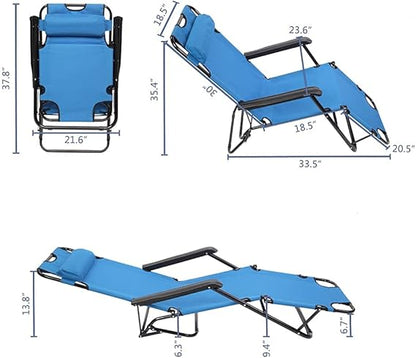Chaise longue pliable – Le confort partout