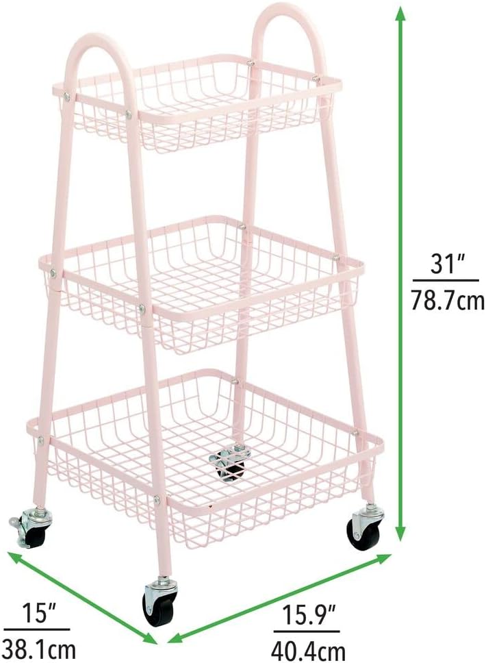 Organisateur de Panier avec Roues : Rangement Pratique et Mobile