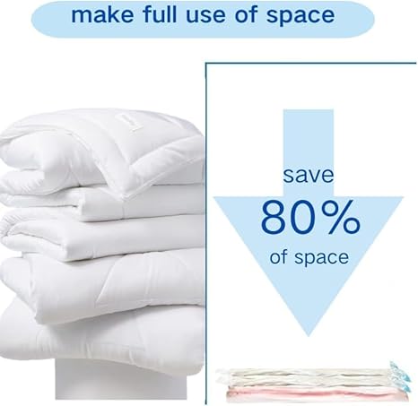 Sacs de Rangement Sous Vide – Lot de 5 (Voyage & Maison)