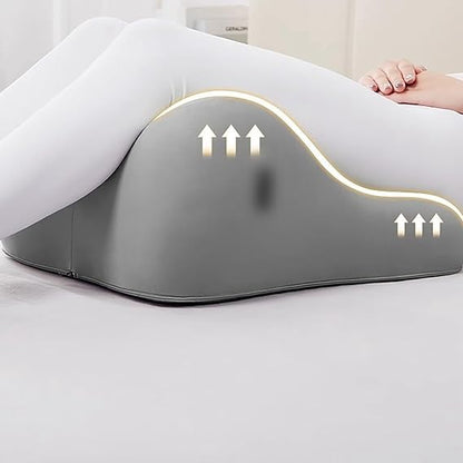Oreiller Ergonomique pour Couples – Coussin Câlin à Mémoire de Forme, Soulagement Lombaire et Confort Total (Anthracite)