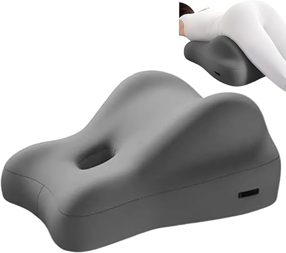 Oreiller Ergonomique pour Couples – Coussin Câlin à Mémoire de Forme, Soulagement Lombaire et Confort Total (Anthracite)