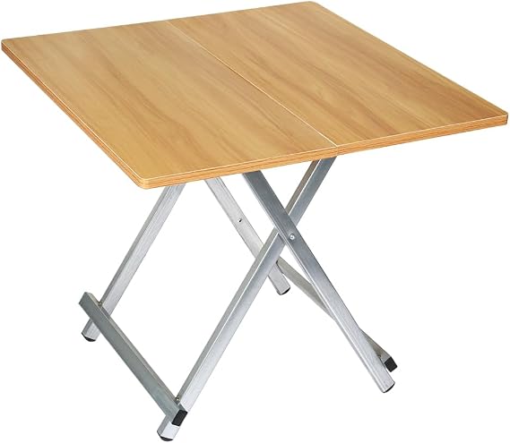 Table Pliante Multifonctionnelle en Bois – Compacte, Pratique et Élégante