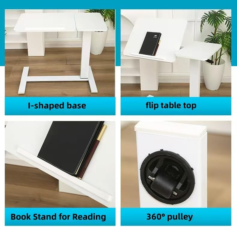 Table réglable pour ordinateur portable – support polyvalent pour lit, canapé ou balcon