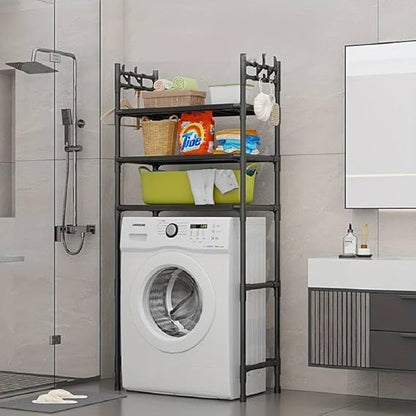 Étagère de Rangement au-dessus de la Machine à Laver – Organisation Gain de Place pour Buanderie et Salle de Bain