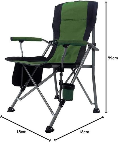 Chaise de Camping Luxe Pliable – Confort Absolu & Stabilité Renforcée pour Vos Moments en Plein Air