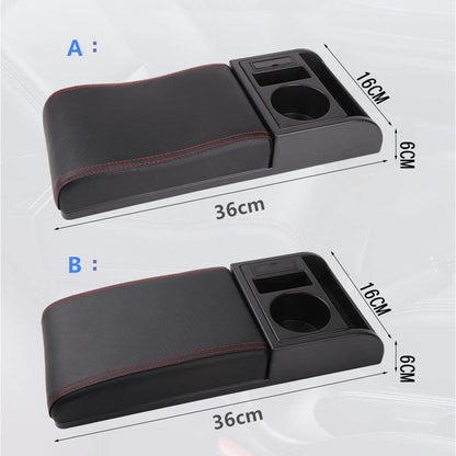 Accoudoir Voiture Confort avec Rangement et Charge USB