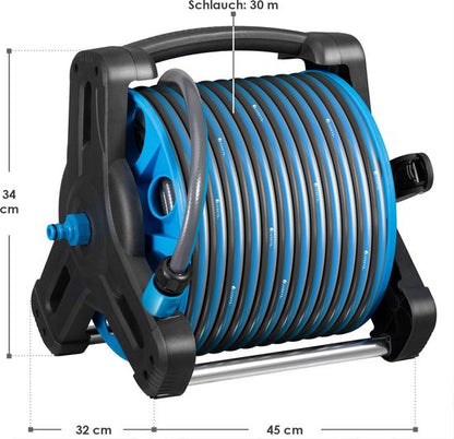 Dévidoir Tuyau d’Arrosage 20M Portable avec Pistolet 10 Modes – Enrouleur Facile & Ultra Résistant