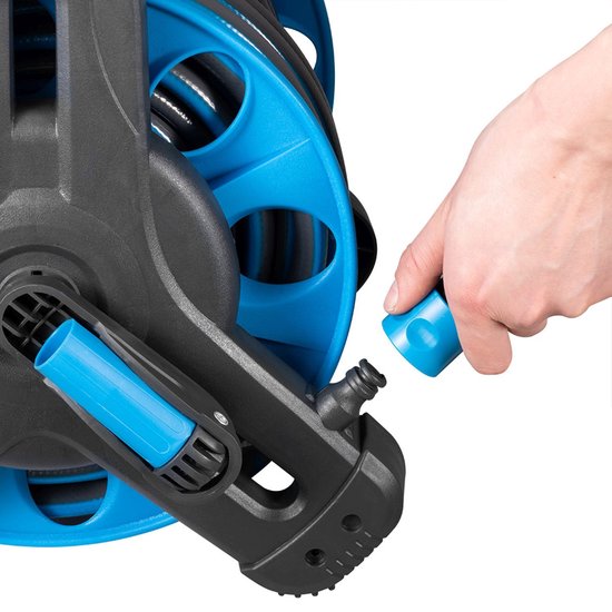 Dévidoir Tuyau d’Arrosage 20M Portable avec Pistolet 10 Modes – Enrouleur Facile & Ultra Résistant
