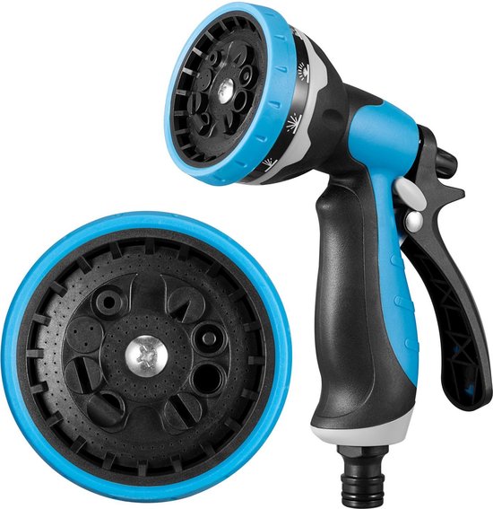 Dévidoir Tuyau d’Arrosage 20M Portable avec Pistolet 10 Modes – Enrouleur Facile & Ultra Résistant