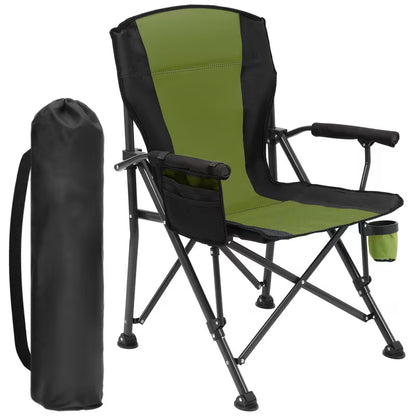 Chaise de Camping Luxe Pliable – Confort Absolu & Stabilité Renforcée pour Vos Moments en Plein Air
