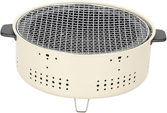 Barbecue Charbon Portable avec Support – Grill Compact pour Camping, Jardin et Pique-Nique