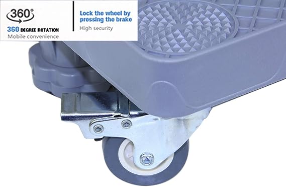 Support Réglable Machine à Laver Anti-Vibration avec Roues – Charge 500 kg