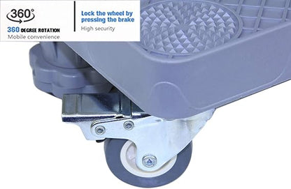 Support Réglable Machine à Laver Anti-Vibration avec Roues – Charge 500 kg