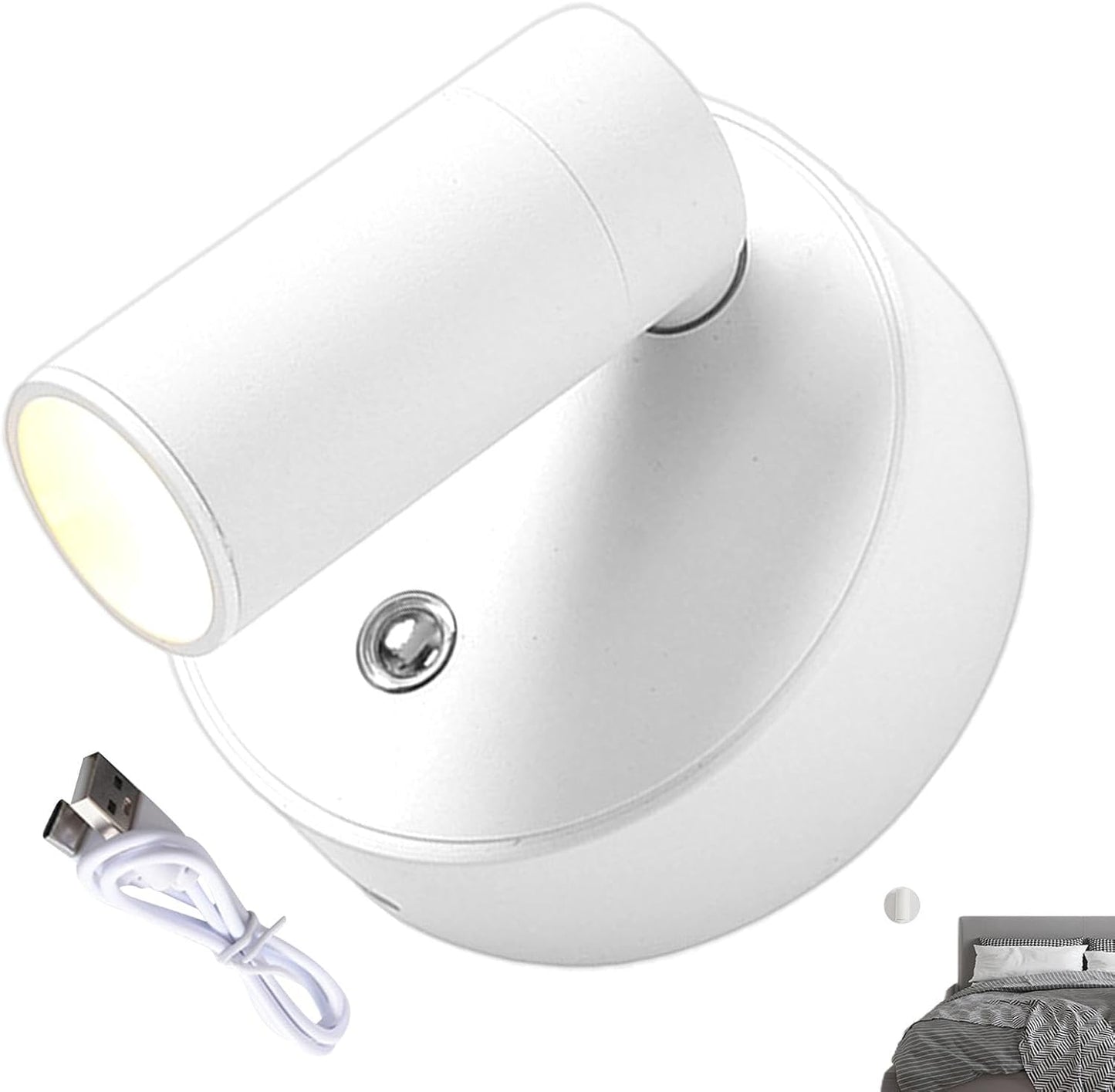 Applique Murale Magnétique LED – Éclairage Moderne Sans Installation !