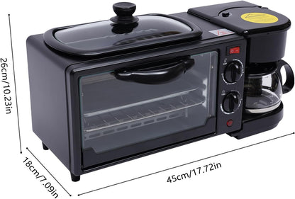 Machine Petit-Déjeuner Multifonction 3-en-1 – L’indispensable de vos matins réussis !