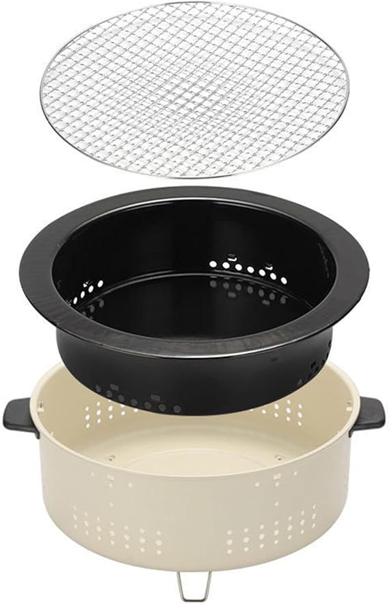 Barbecue Charbon Portable avec Support – Grill Compact pour Camping, Jardin et Pique-Nique