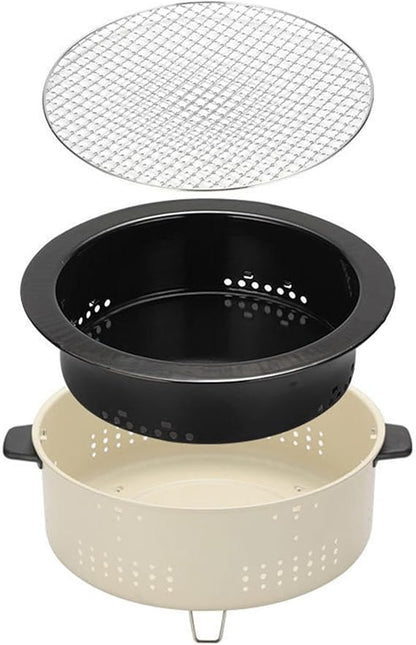 Barbecue Charbon Portable avec Support – Grill Compact pour Camping, Jardin et Pique-Nique