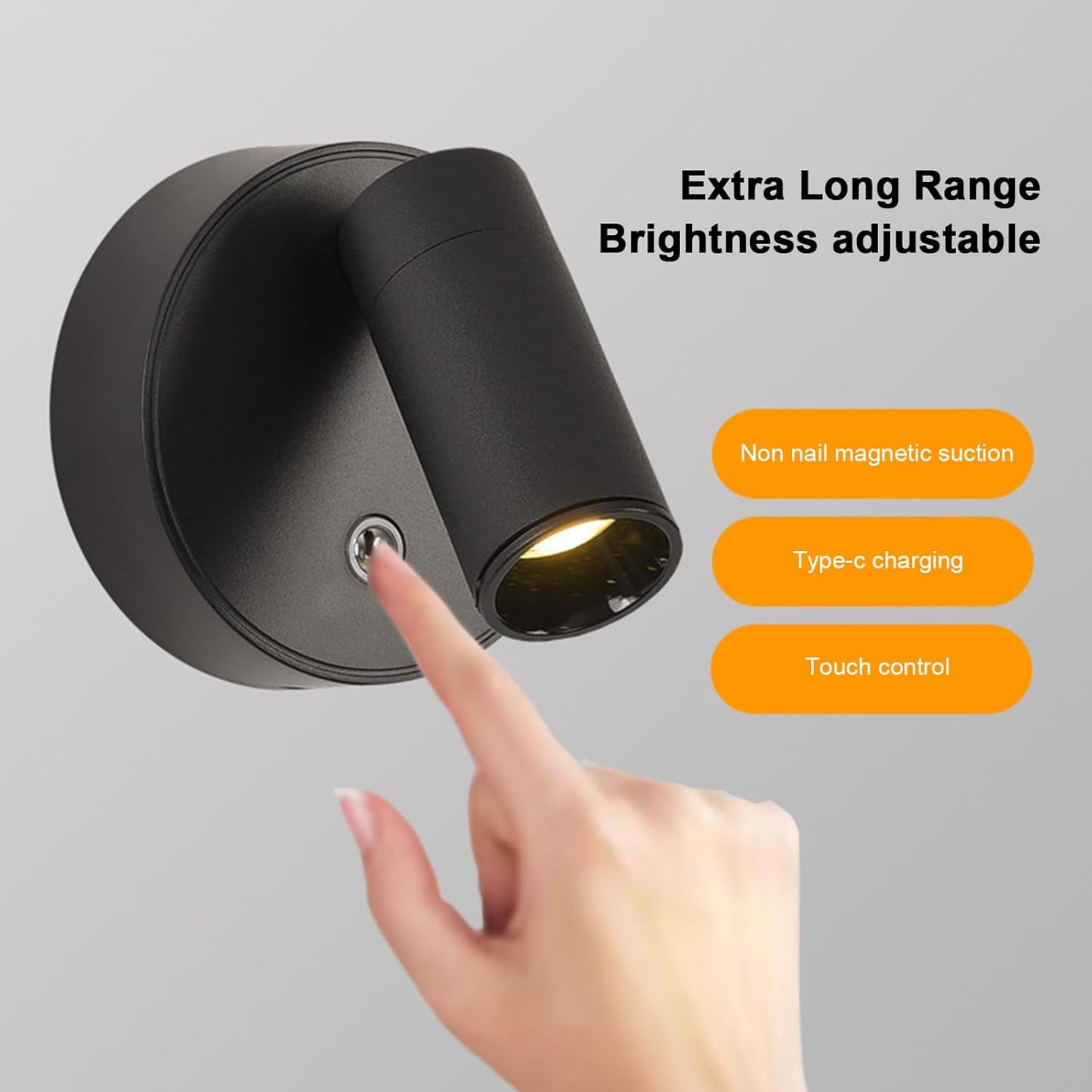Applique Murale Magnétique LED – Éclairage Moderne Sans Installation !