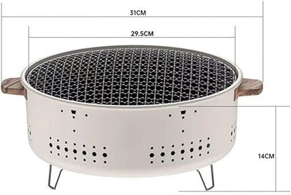 Barbecue Charbon Portable avec Support – Grill Compact pour Camping, Jardin et Pique-Nique