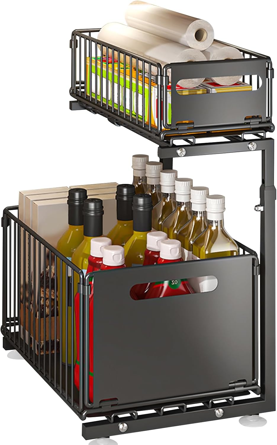 Rangement Coulissant Intelligent pour Cuisine & Salle de Bain
