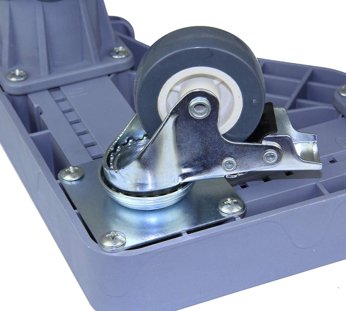Support Réglable Machine à Laver Anti-Vibration avec Roues – Charge 500 kg