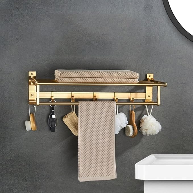 Étagère de Salle de Bain en Aluminium : Rangement Pratique et Élégant