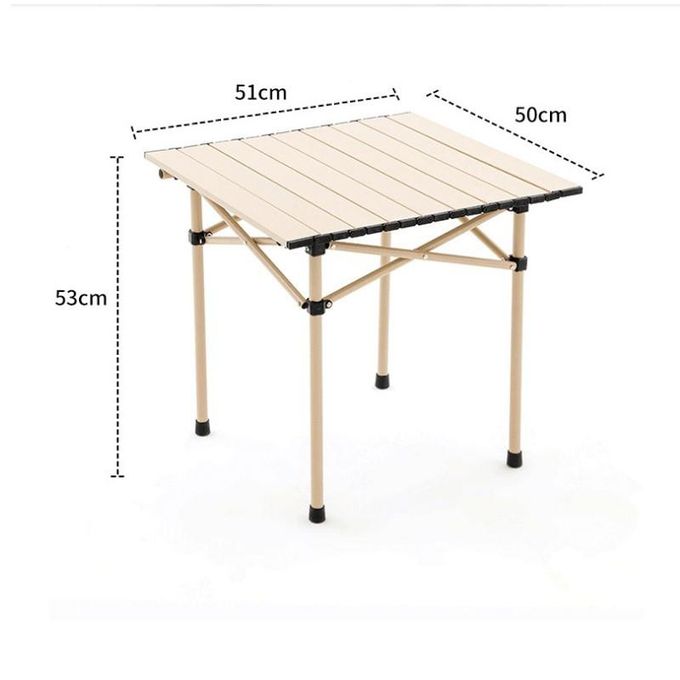 Ensemble Table Compacte & 4 Chaises Pliantes – Parfait pour vos Sorties d’Été !